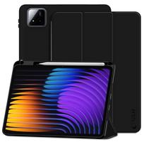 xiaomi pad 7 - Tech-Protect SmartCase dėklas su pieštuko laikikliu Xiaomi Pad 7 / 7 Pro Juodas (Black) - 1 nuotrauka