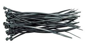 Laidų tvirtinimo dirželiai Vorel, 4.8 x 280 mm, Juodi (Black), 100 vnt.
