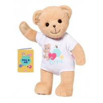 meskutis - Pliušinis žaislas Baby Born Bear, baltas (White), 43 cm - 1 nuotrauka