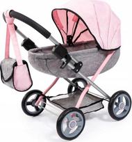 leles vezimelis - Bayer Lėlių vežimėlis Cosy 12733AA, rožinė/pilka (Pink/Gray) - 1 nuotrauka