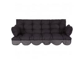 Patio Bora D002-07PB pagalvių komplektas sūpynėms, juodas (Black)