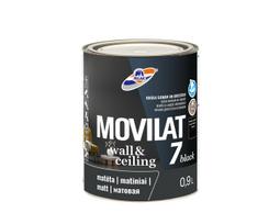 Sienų dažai Rilak Movilat 7, juodas (Black), 0.9 l