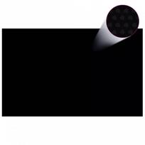 plevele 500 - vidaXL Baseino uždangalas PE plėvelė, Juoda (Black), 800 x 500 cm - 2 nuotrauka