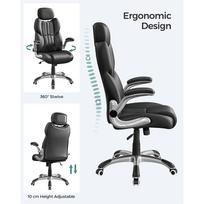 reguliuojama biuro kedes - Biuro kėdė Songmics OBG65BK, Juoda (Black) - 4 nuotrauka