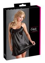 Cottelli lingerie Satin Chemise Black L seksualūs naktiniai