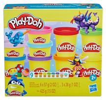 play doh rinkinys - PLAY-DOH Plastilino rinkinys „Spalvingas kompozicijos“, 9 vnt. - 1 nuotrauka