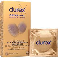Durex Sensual Extra Lube, 10 vnt.