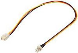 ilgintuvas 30 - PremiumCord 3-Pin Ventiliatoriaus Ilgintuvas 30cm Juodas (Black) - 1 nuotrauka