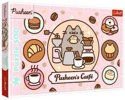pusheen - Trefl Puzzle Pusheen Kavinėje 500pcs 37528 - 1 nuotrauka