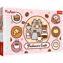 pusheen - Trefl Puzzle Pusheen Kavinėje 500pcs 37528 - 2 nuotrauka