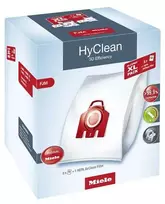 miele dulkiu siurbliai - Dulkių siurblio maišeliai MIELE HyClean FJM Allergy XL 12498190, 8 vnt. + 1 vnt. HEPA filtras - 1 nuotrauka
