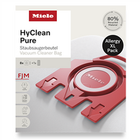 miele dulkiu siurbliai - Dulkių siurblio maišeliai MIELE HyClean FJM Allergy XL 12498190, 8 vnt. + 1 vnt. HEPA filtras - 2 nuotrauka