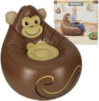 Bestway 75116 Pripučiamas fotelis vaikams, rudas (Brown)