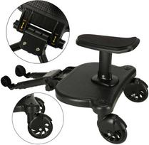 vezimelis kudikiui - RoGer Pushchair Extension with Child Seat, Juodas (Black) - 1 nuotrauka