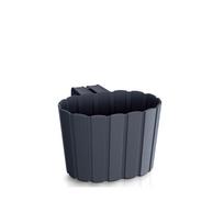 Pakabinamas gėlių vazonas Prosperplast Boardee DDEZ200-S433, plastikinis, 19.4 cm x 21.2 cm, antracito (Anthracite)