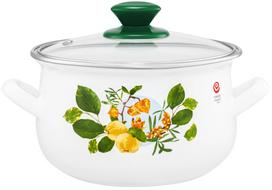 emaliuoti puodai senukai - Ambition Emaliuotas puodas su dangčiu Quince 24 cm, 6 l - 2 nuotrauka