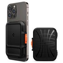 spigen magsafe wallet - Spigen "Lock Fit Wallet with MagSafe" iPhone Juodas (Black) - 2 nuotrauka