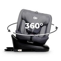 kinderkraftat - Kinderkraft I-GROW i-Size, 0-36 kg, Pilka (Grey) - 1 nuotrauka