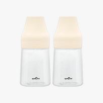 spectra rinkinys - Spectra 2 vnt. PP buteliukų rinkinys, 160 ml, su S dydžio žinduku, Cream Vanilla - 1 nuotrauka