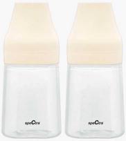 spectra rinkinys - Spectra 2 vnt. PP buteliukų rinkinys, 160 ml, su S dydžio žinduku, Cream Vanilla - 2 nuotrauka