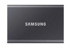 ssd isorinis - SAMSUNG T7 PORTABLE SSD 2TB GREY - 2 nuotrauka