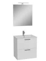 Vonios baldų komplektas Vitra Mia, 60 cm, baltas (White)