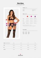 xxl xl - Obsessive obs Set XS/S Plius dydžio seksuali apranga - 6 nuotrauka