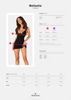 moto apranga - Obsessive obs Dress XS/S Plius dydžio seksuali apranga - 5 nuotrauka