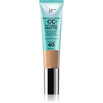 IT Cosmetics CC Natural Matte kremas SPF40 Vidutinio įdegio (Medium Tan), 32 ml