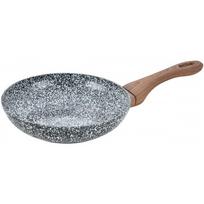 King Hoff Granit Wood KH-1028, 24 cm, aliumininė keptuvė pilka (Gray)
