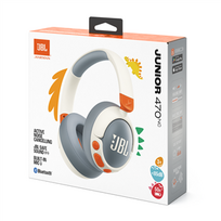 belaides bluetooth ausines - JBL Junior 470NC White (Baltos) - 6 nuotrauka