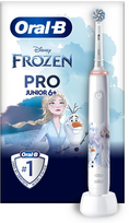 braun series 3 - Oral-B Pro Series 3 Junior 6+ Frozen D505.513.Z3K, baltas - 1 nuotrauka