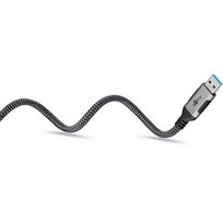 rj45 to usb kabelis - Goobay 70299 USB-A 3.0 to RJ45 Ethernet kabelis, 1 m Juodas (Black) - 2 nuotrauka