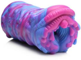silicone vagina - XR Brands Cyclone Silicone Alien Vagina Stroker Violetinė (Purple) - 1 nuotrauka