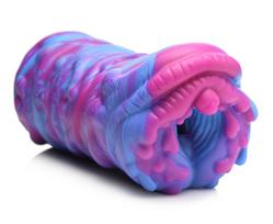 silicone vagina - XR Brands Cyclone Silicone Alien Vagina Stroker Violetinė (Purple) - 2 nuotrauka