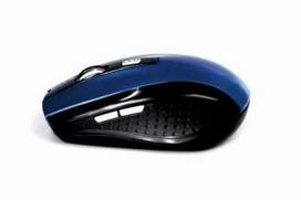 melyna pele - Media-Tech Raton Pro Wireless Optical Mouse Black/Blue - 2 nuotrauka