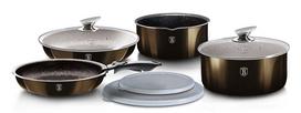 Puodų ir keptuvių rinkinys Berlinger Haus BH-7041, 9 vnt., Juodas (Black)