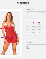 seksualus naktiniai - Obsessive obs Costume XL/2XL seksualūs naktiniai - 3 nuotrauka