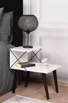 kalune design luna 40 x 50 x 55 cm - Kalune Design Luna 854KLN3313, baltas, 40 x 50 cm x 55 cm - 1 nuotrauka