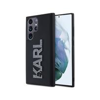 galaxy s23 ultra case - Karl Lagerfeld "3D Rubber Glitter Logo" dėklas Samsung Galaxy S23 Ultra Juodas (Black) - 1 nuotrauka
