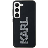 galaxy s23 ultra case - Karl Lagerfeld "3D Rubber Glitter Logo" dėklas Samsung Galaxy S23 Ultra Juodas (Black) - 3 nuotrauka