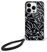 apple iphone 9 - Karl Lagerfeld "Zebra With Cord Case for Apple iPhone 16 Pro Max" Fioletinė (Purple) - 1 nuotrauka