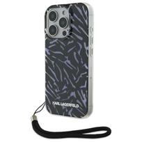 apple iphone 9 - Karl Lagerfeld "Zebra With Cord Case for Apple iPhone 16 Pro Max" Fioletinė (Purple) - 4 nuotrauka
