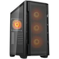 korpusai pc rgb - Cougar Uniface RGB Juodas (Black) - 2 nuotrauka