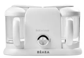 kombainas trintuvas - Beaba Babycook Duo 4IN1 Baltas/Sidabrinis (White/Silver) - 4 nuotrauka
