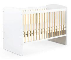 lovytes klups - Klups Karolina II, 60x120 cm, balta/pušies (White/Pine) - 3 nuotrauka