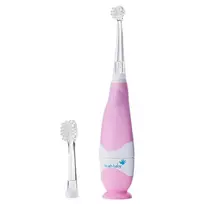 vaiku elektrinis - Brush-Baby BabySonic elektrinis dantų šepetėlis vaikams 0-3 m. Rožinė (Pink) - 3 nuotrauka
