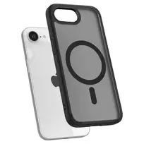 iphone 16e deklas spigen - Spigen "Ultra Hybrid MagSafe Case iPhone 16e" Juodas (Black) - 5 nuotrauka