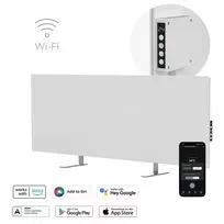 convection heater - AENO AGH0003S Premium Eco Smart Heater, 700W, Baltas (White) - 1 nuotrauka