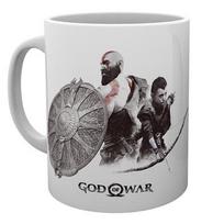 GOD OF WAR Kratos and Atreus puodukas